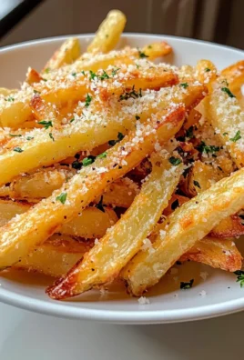 Crispy Garlic Parmesan Fries: Irresistibly Delicious Snack!