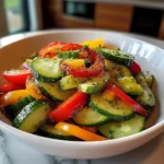 Cucumber Sweet Pepper Salad