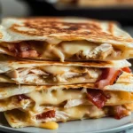 Easy Chicken Bacon Ranch Quesadilla
