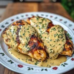 Grilled Stuffed Chicken with Creamy Sauce - A Delicious Dinner Idea!