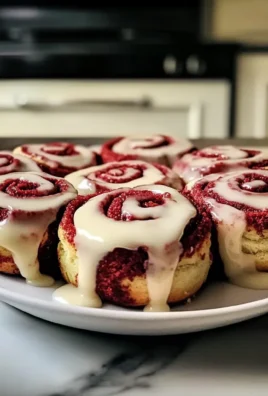 Heavenly Red Velvet Cinnamon Rolls