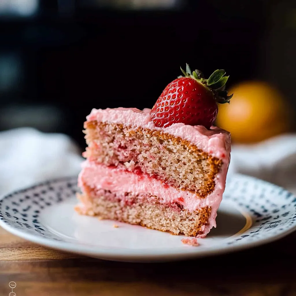 Homemade Strawberry Cake
