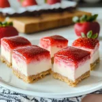 No-Bake Strawberry Cheesecake Bars