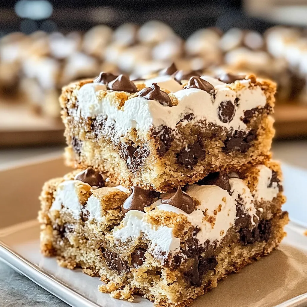 S’mores Cookie Bars