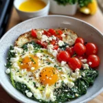 Spinach Feta Breakfast Bowl