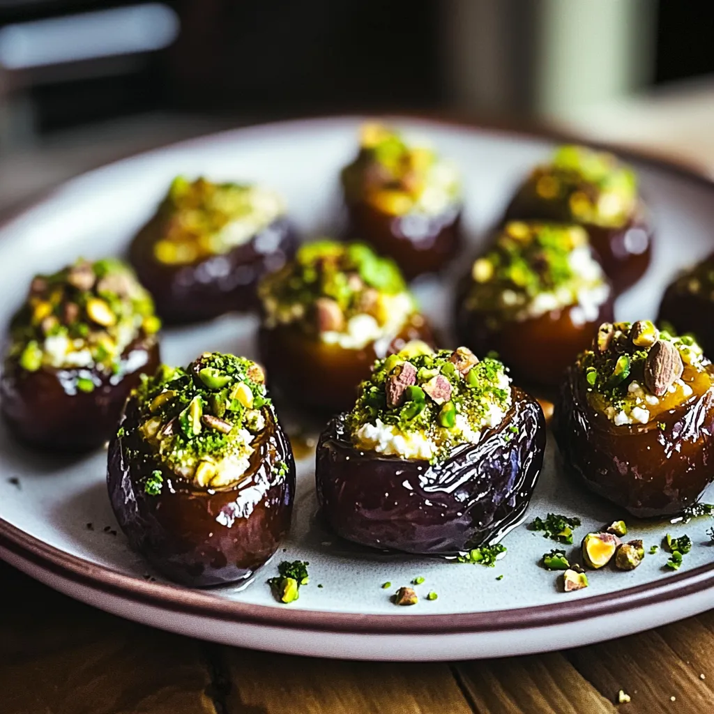 St. Patrick’s Day Treat: Honey Pistachio Ricotta Stuffed Dates