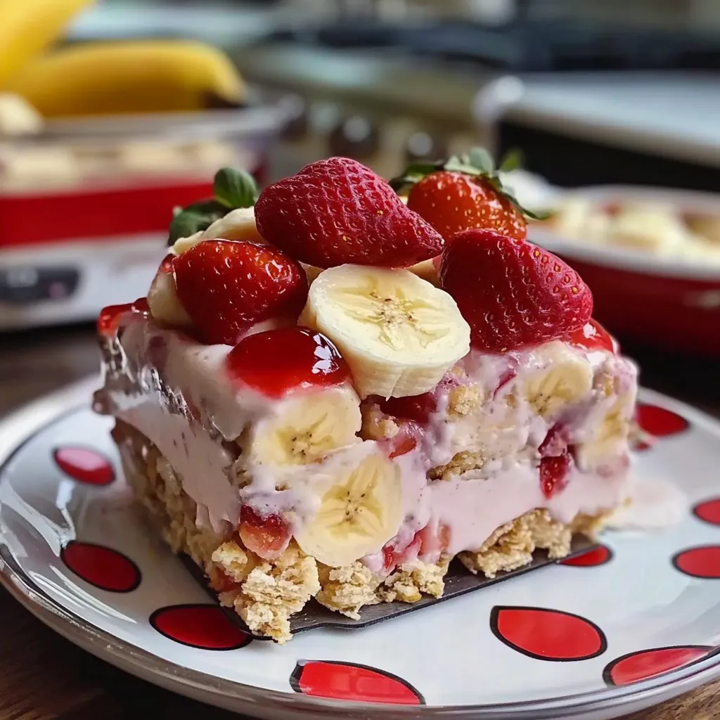 Strawberry Banana Pudding