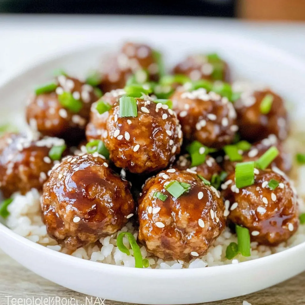 Teriyaki Meatballs