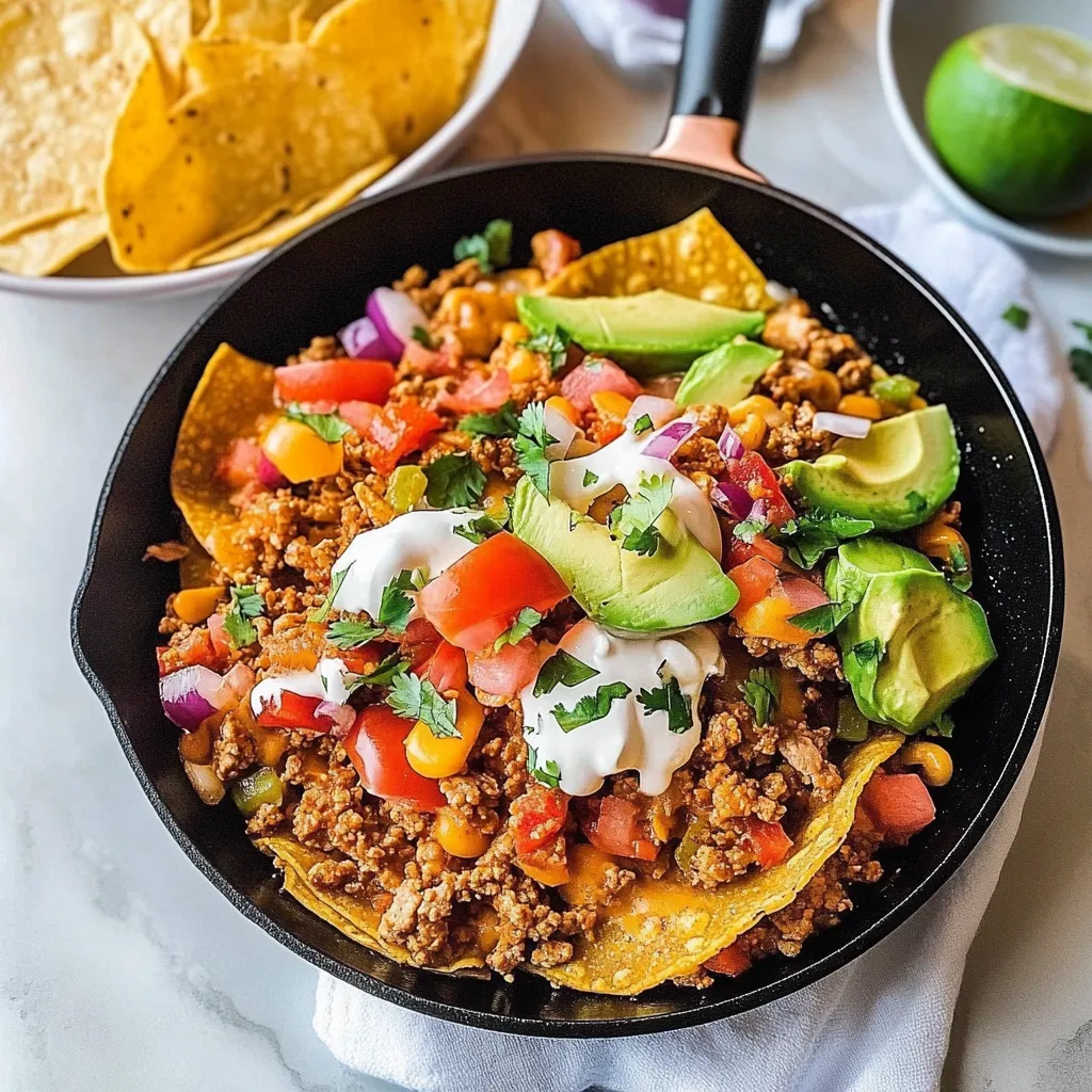 Ground Turkey Taco Skillet