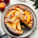 Fresh Peach Cake (Extra Peaches!)