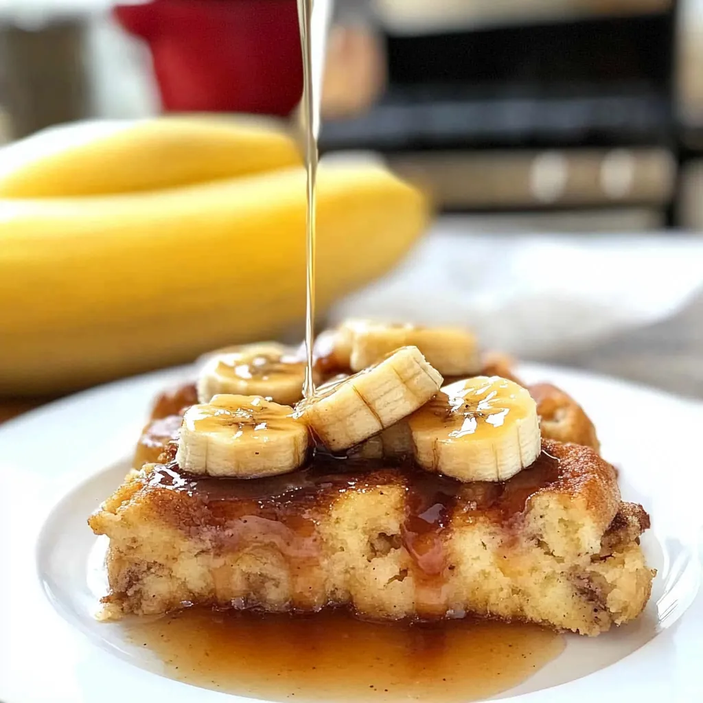 Bananas Foster French Toast Casserole