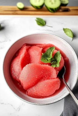 homemade watermelon sorbet