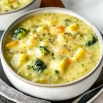 Broccoli Potato Cheese Soup Recipe