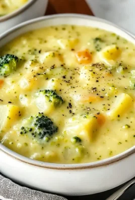 Broccoli Potato Cheese Soup Recipe