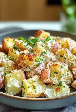 Crispy Smashed Potato Salad