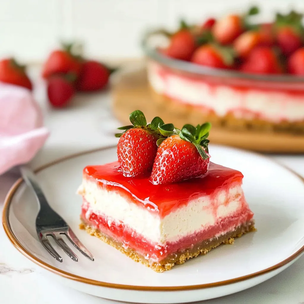 Easy Strawberry Cheesecake