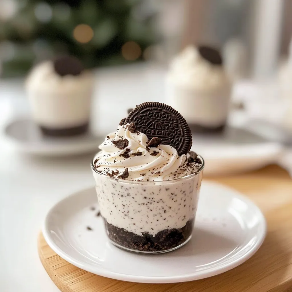 No Bake OREO Cheesecake Cups