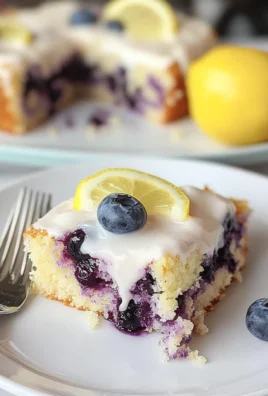 Lemon Blueberry Sheet Cake
