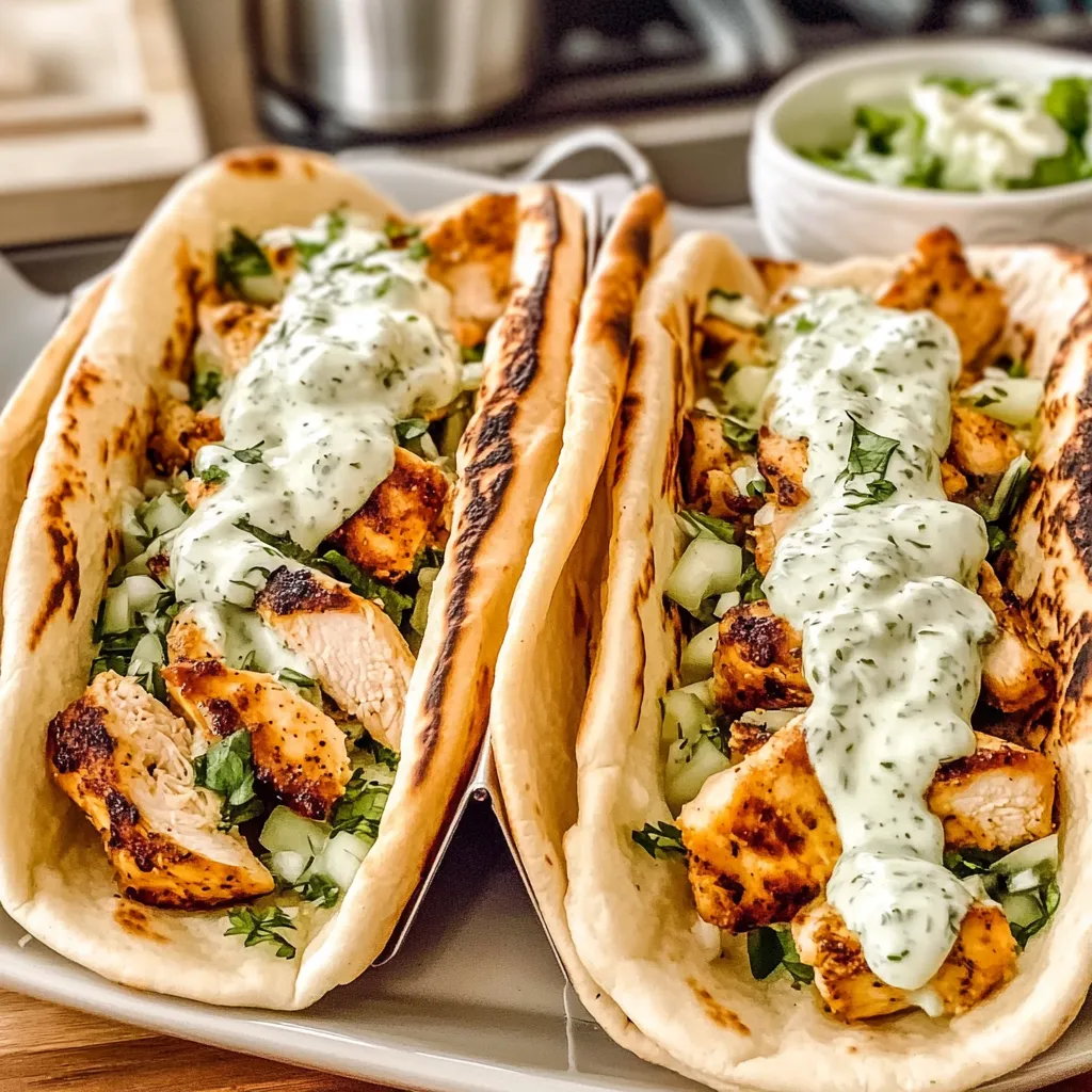 Sheet Pan Chicken Pitas With Herby Ranch