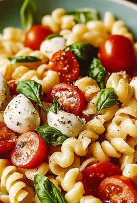 Creamy Caprese Pasta Salad