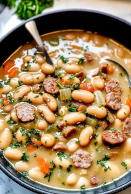 Creamy Sausage and Bean Soup