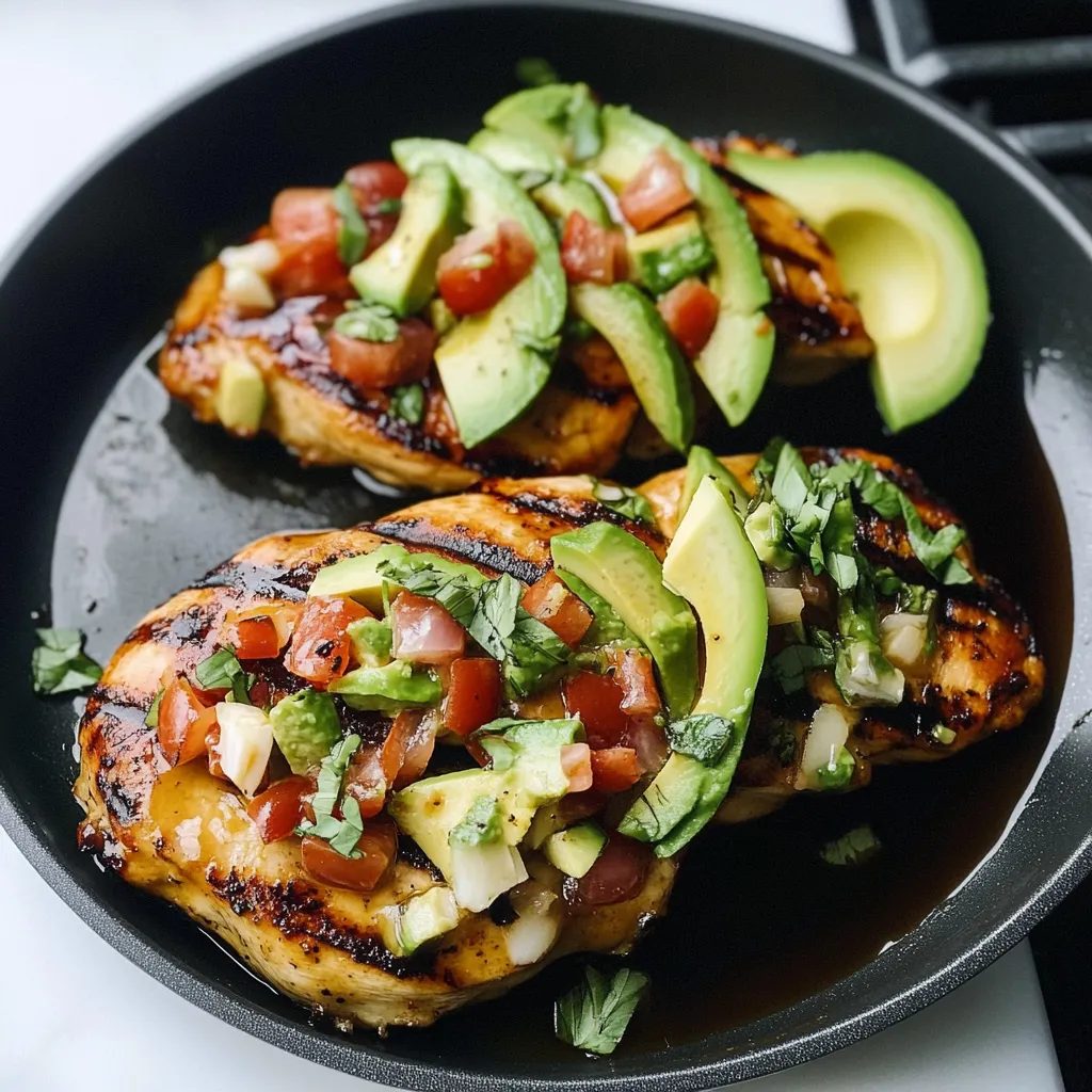 Grilled California Avocado Chicken