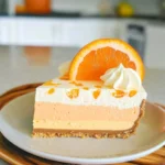 No-Bake Orange Creamsicle Cheesecake
