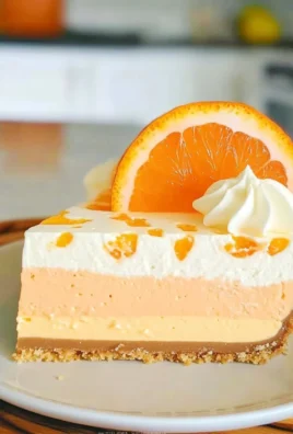 No-Bake Orange Creamsicle Cheesecake