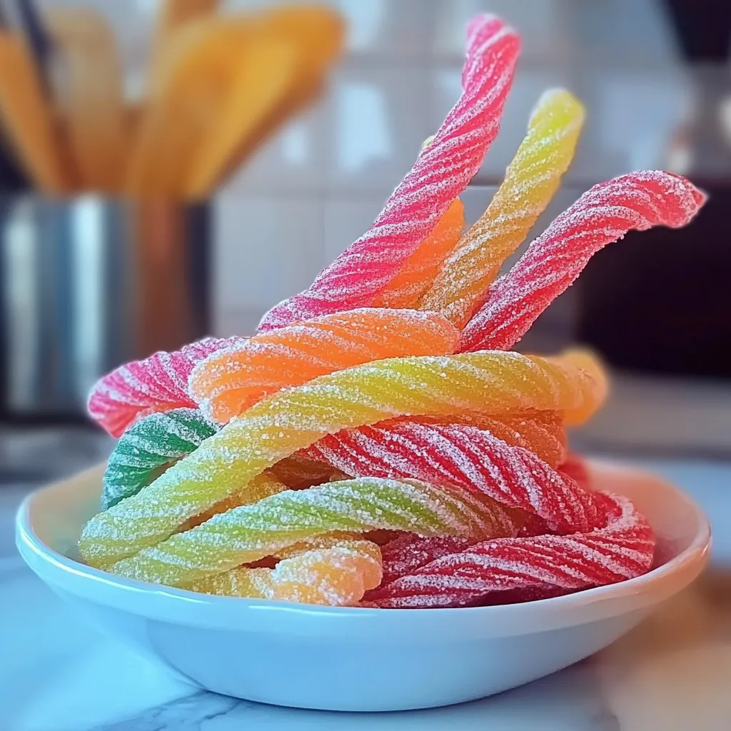 Homemade Kool-Aid Licorice Ropes