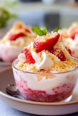 STRAWBERRY SHORTCAKE PUDDING CUPS
