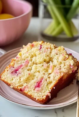 Delicious Lemon Rhubarb Bread