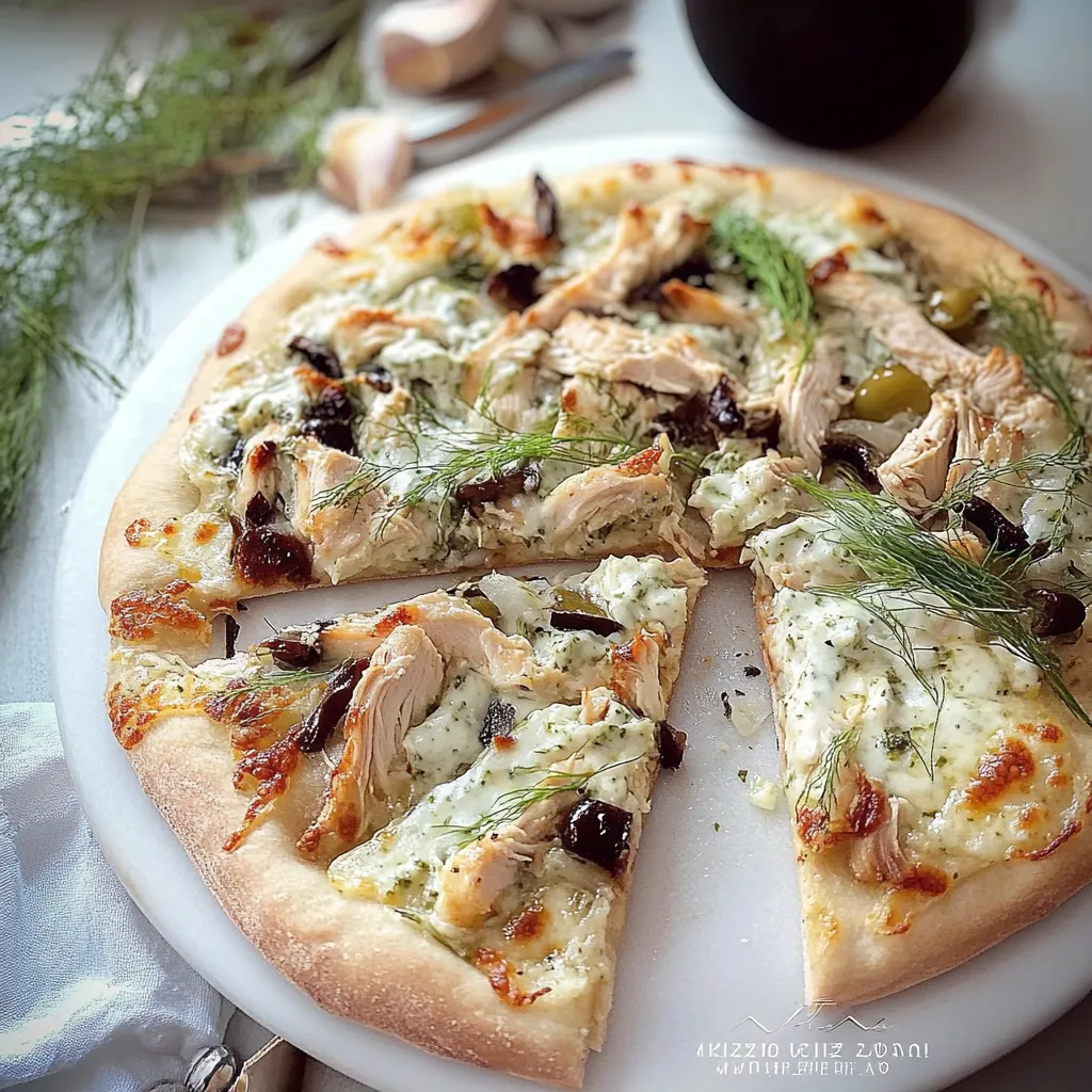 Chicken Tzatziki Pizza