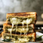Sourdough Pesto Grilled Cheese