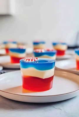 4TH OF JULY JELLO SHOTS