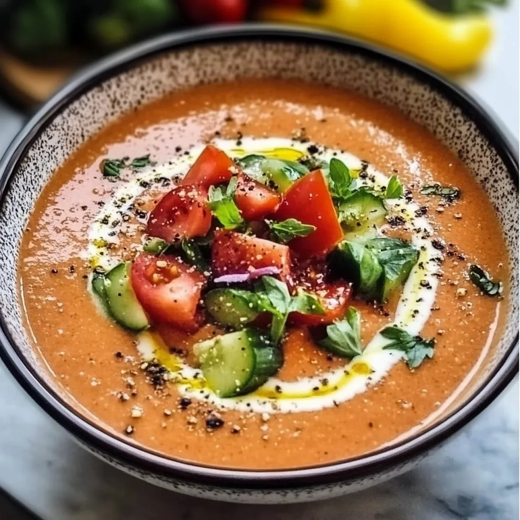 Easy Gazpacho Recipe (Vegan)