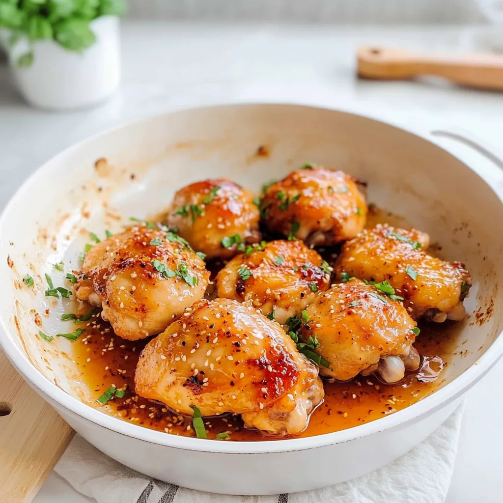 Garlic Ginger Chicken Thighs