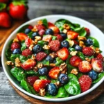 15-MINUTE STRAWBERRY SPINACH SALAD