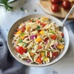 RAINBOW ORZO SALAD