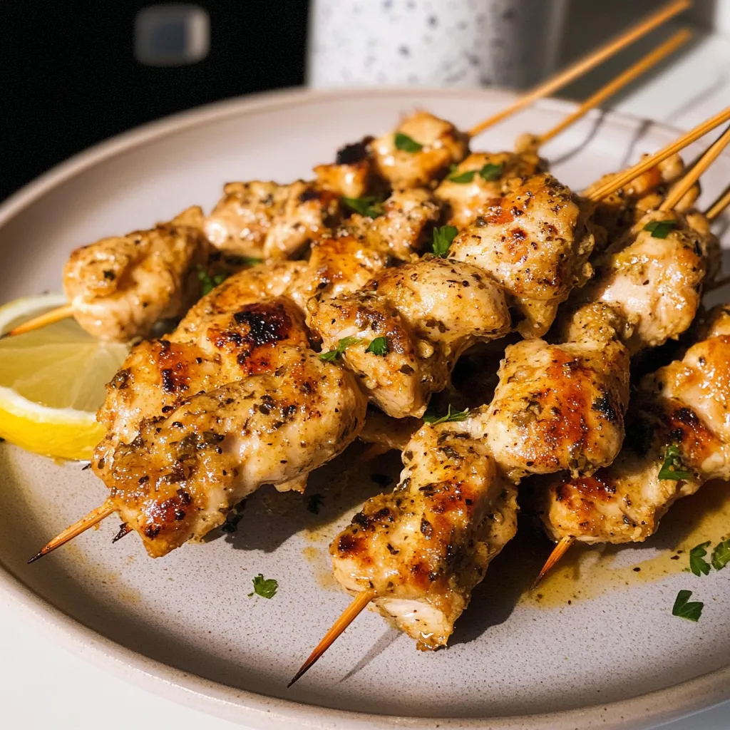 Easy Chicken Skewers (Oven, Grill or Air Fryer!)